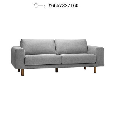 布藝沙發MUJI 無印良品沙發一體型3人座布藝簡約現代客廳中式沙發懶人沙發