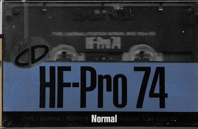 【全新未拆空白帶】 SONY HF-PRO TYPE I (NORMAL) POSITION 74分鐘 錄音帶《日本製》