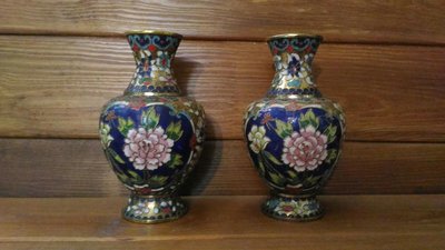 景泰藍法瑯花瓶