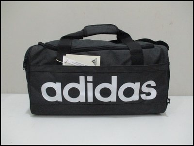 【喬治城】ADIDAS LINEAR DUFFEL S 旅行袋 手提側背包 黑色 正品公司貨 HT4742