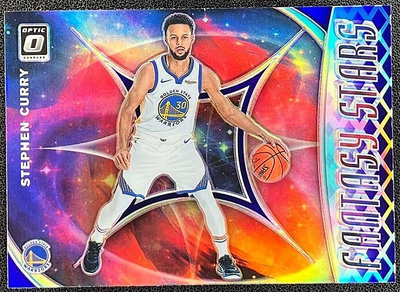NBA 球員卡 Stephen Curry 2019-20 Donruss Optic Fantasy Stars 亮面