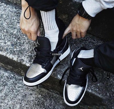 Nike Air Jordan 1 Low SE Black 黑銀 脚趾 文化 男女DA5551-001