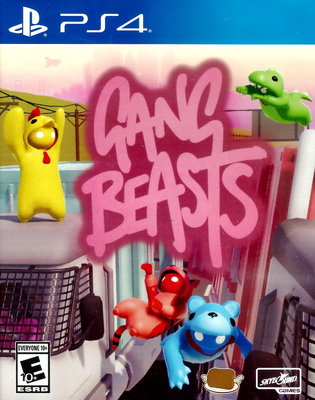 【全新未拆】PS4 萌萌小人大亂鬥 多人聚會派對遊戲 GANG BEASTS 英文版【台中恐龍電玩】