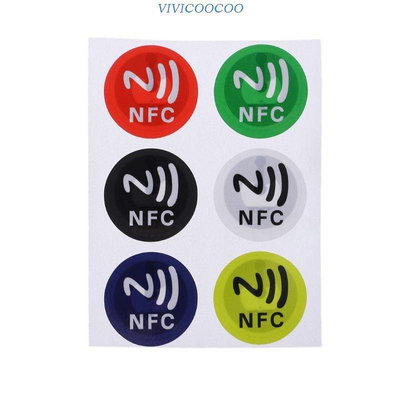 新品促銷 6件適用於SmartNtag213標籤的6件防水重新粘貼標籤Ntag213標籤30毫米/1 可開發票