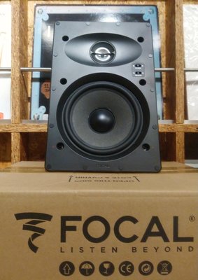[ 沐耳 ] 法國 Focal 100 IW 6 高音質 吸頂 / 崁入式揚聲器 （磁吸式白色網罩）