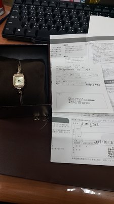 日本輕珠寶 Agete CLASSIC 典雅復古K10手錶 9成新 附購買證明