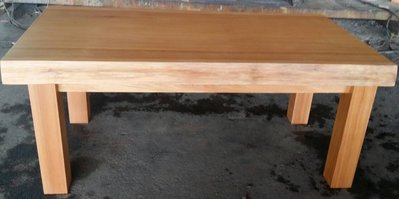 【原味手工家具】寮國檜木餐桌-台南 原木 家具