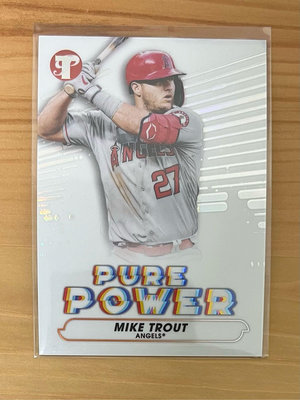 MIKE TROUT 2022 TOPPS PRISTINE PURE POWER #PP-1 神鱒 球員卡