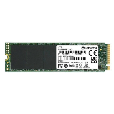 新風尚潮流 【TS1TMTE110Q】 創見 1TB M.2 PCI-E NVMe SSD 固態硬碟 雙面打件