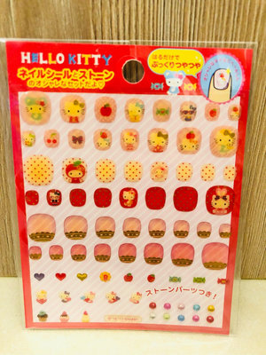 （全新）兒童 Sanrio Hello kitty 三麗鷗 指甲貼/指甲 貼紙