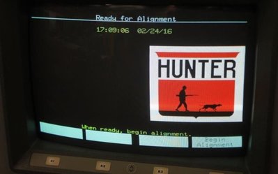 HUNTER C111 D111 J111 F111 美國 獵人牌 前輪定位機 舊款螢幕CRT 改成液晶螢幕LCD