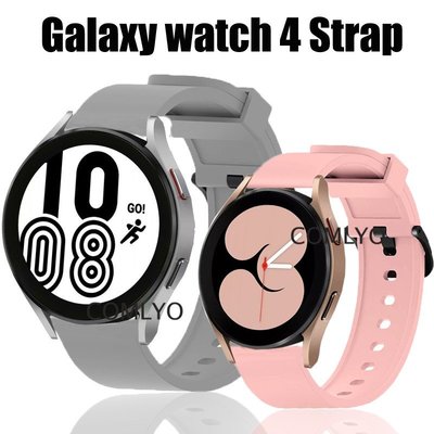 三星 Galaxy watch 4錶帶矽膠柔軟腕帶Galaxy Watch4 Classic 42mm 46mm錶帶