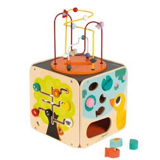 【小瓶子的雜貨小舖】法國Janod 智能方塊迷宮 J08256 早教玩具 啟蒙玩具