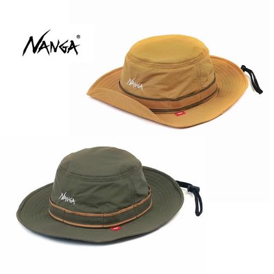 Cover Taiwan 官方直營 NANGA CLEF 嘻哈 戶外 漁夫帽 魚夫帽 遮陽帽 軍綠色 薑黃色 (預購)