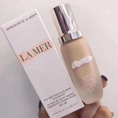 LAMER 海洋拉娜 海藍之謎粉底液 潤澤無瑕持久 長效待肌無瑕輕粉底 隱形毛孔 BB霜 水潤啞光 SPF20