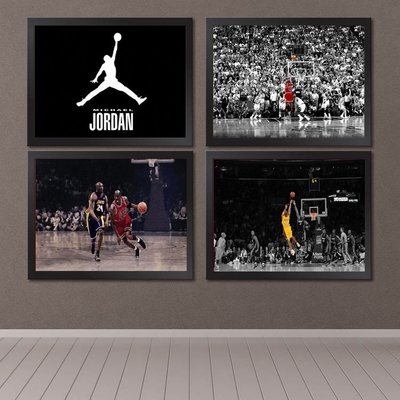 C - R - A - Z - Y - T - O - W - N　NBA籃球掛畫喬丹JORDAN版畫籃球明星運動裝飾畫