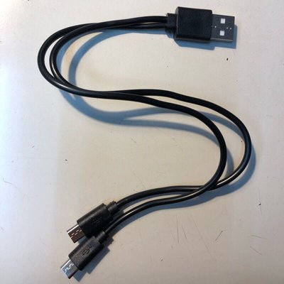 USB一對二充電線