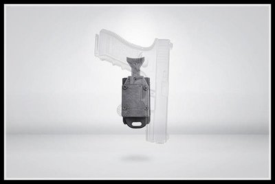 【原型軍品】全新 II 方塊 左右手通用型 槍套 腰掛 萬用快拔槍套 IPSC
