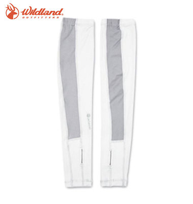 丹大戶外【荒野Wildand】中性開洞抗UV透氣袖套 W1801-30 白色 加長設計 長度至手背 透氣/抗UV/吸濕快