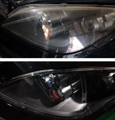大燈快潔 Mitsubishi 三菱 Colt PlusX-Sports Fortis 原廠大燈泛黃霧化拋光翻新處理