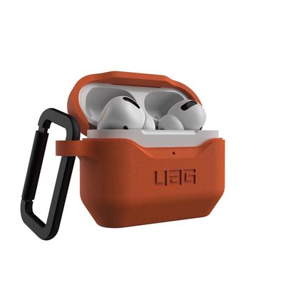 森尼3C-airpods PRO 123 PRO2 UAG矽膠磨砂皮紋耳機殼耳機保護套-品質保證