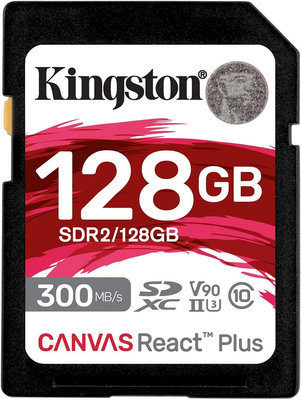 【高雄四海】金士頓 128G 256G V90 CANVAS React Plus 記憶卡 SDXC KINGSTON