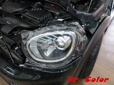 Dr. Color 玩色專業汽車包膜 Mini Countryman JCW ALL4 車燈保護膜
