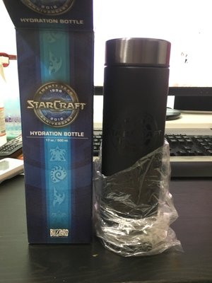 【丹】暴雪商城_StarCraft 20th Anniversary Hydration 星海爭霸 20周年 紀念 水杯