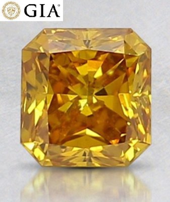 【台北周先生】暖楓日落橘 天然Fancy intense橘色鑽石 0.39克拉 威士忌美色 Even分布 送GIA證書