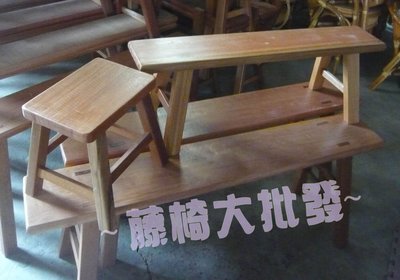 【藤椅批發零售】(中高)原木板凳-長板凳-大中小三種尺寸-復古餐廳餐椅-團購更優惠