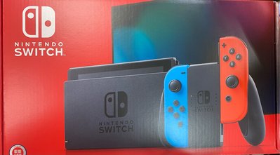Nintendo Switch新型續航力加強版主機 電光紅 電光藍(全新未拆封)