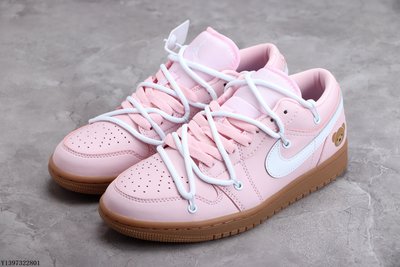 Air Jordan 1 Low "Pink Gum" 粉紅 女款時尚 休閒鞋 籃球鞋 DC0774-601