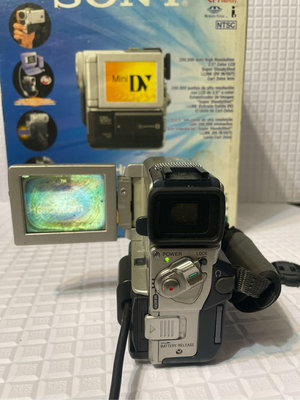 SONY DCR-PC5數位DV攝影機 數位液晶攝錄放影機 SONY 二手 拍戲道具 零件機（液晶螢幕瑕疵）