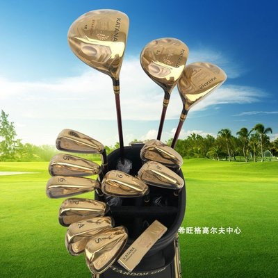 【熱賣精選】高爾夫球桿男士全套katana碳素裝球包一號木鐵桿組武士刀套桿