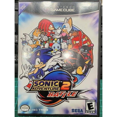 GameCube NGC 音速小子大冒險２正邪之戰 Sonic Adventure 2 : Battle 美版