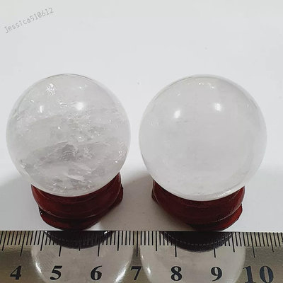 冰洲石球 +木底座 水晶球 M15Z 礦石球 擺飾 收藏 禮物