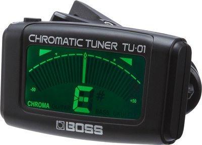 『放輕鬆樂器』全館免運費 BOSS TU-01 Clip-On Chromatic Tuner 夾式 全頻率 調音器