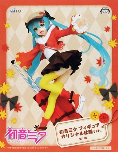 日本正版景品taito 初音未來miku 原創秋服模型公仔日本代購 Yahoo奇摩拍賣