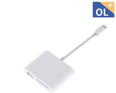 現貨 三合一 Apple OTG 蘋果 讀卡機 SD卡 傳輸線 轉接線 Lightning 相機轉接器 iPhone