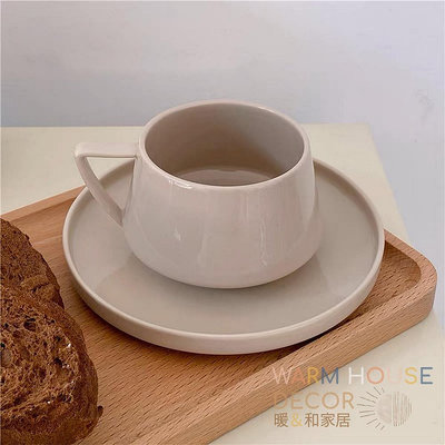 Warm House 日式簡約咖啡杯 咖啡杯組 早餐杯 陶瓷杯 水杯 陶瓷杯 咖啡杯 下午茶杯 杯子 水杯