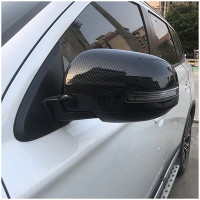 [酷奔車品]三菱 MITSUBISHI 2016-2021年 OUTLANDER 後視鏡罩 後視鏡蓋 後視鏡殼 碳纖維