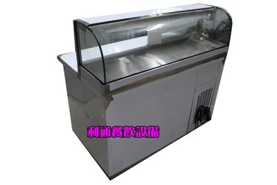 《利通餐飲設備》4尺展示冰箱 卡布里冰箱 管冷 玻璃展示冰箱 冷藏展示櫃