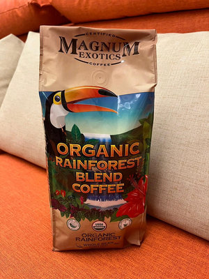 MAGNUM熱帶雨林有機綜合咖啡豆一包907g   559元--可超商取付款