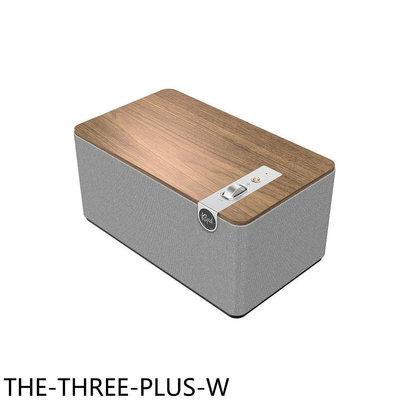 《可議價》Klipsch【THE-THREE-PLUS-W】藍牙喇叭木紋色音響(7-11商品卡1400元)