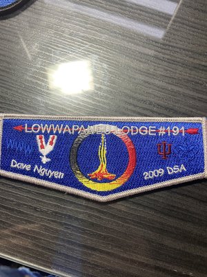 Boy Scout OA  LOWWAPANEU LODGE 191 2009 DSA