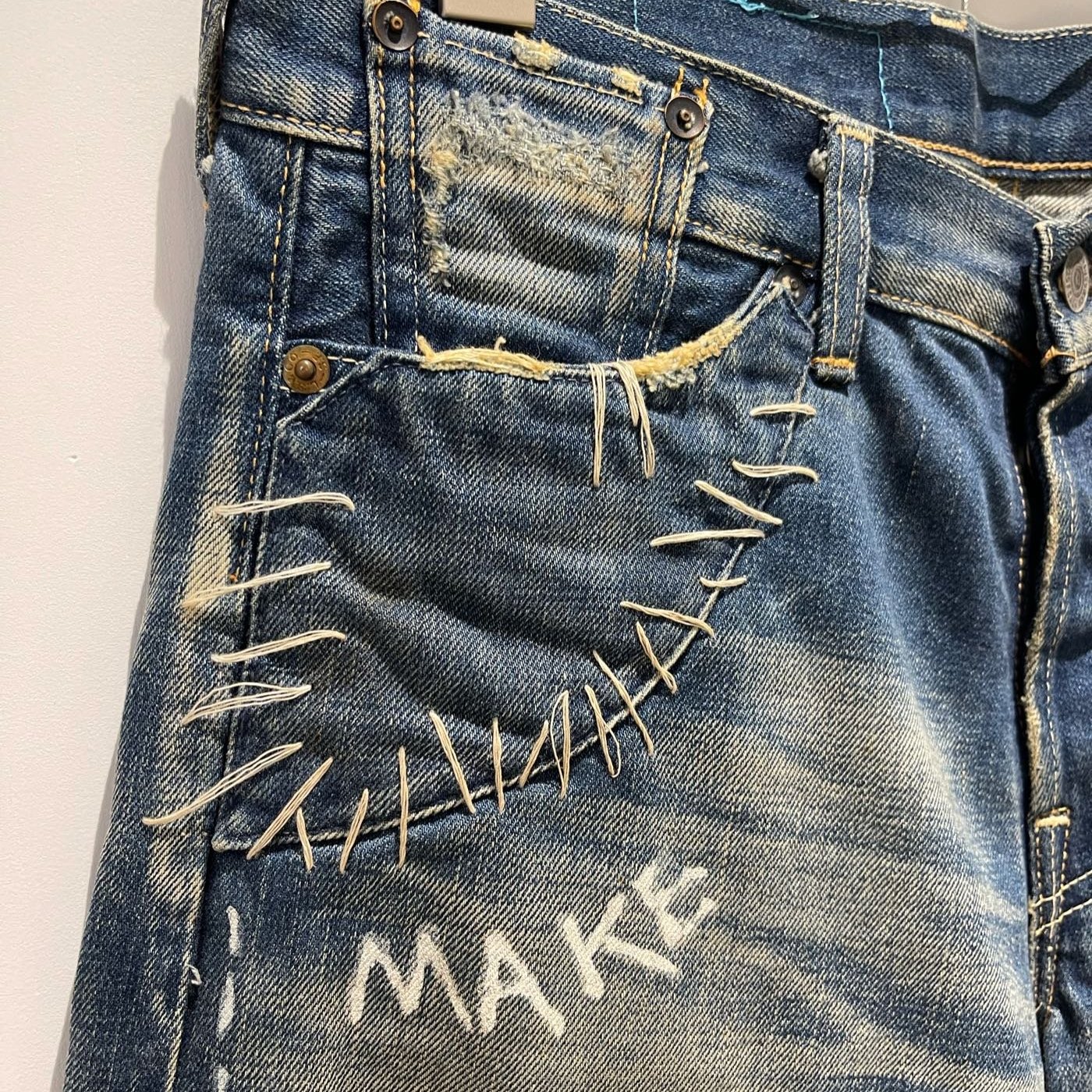 LEVIS LVC復刻版日本製66501 0070 超美的做工9.9成新無任何髒污收藏品