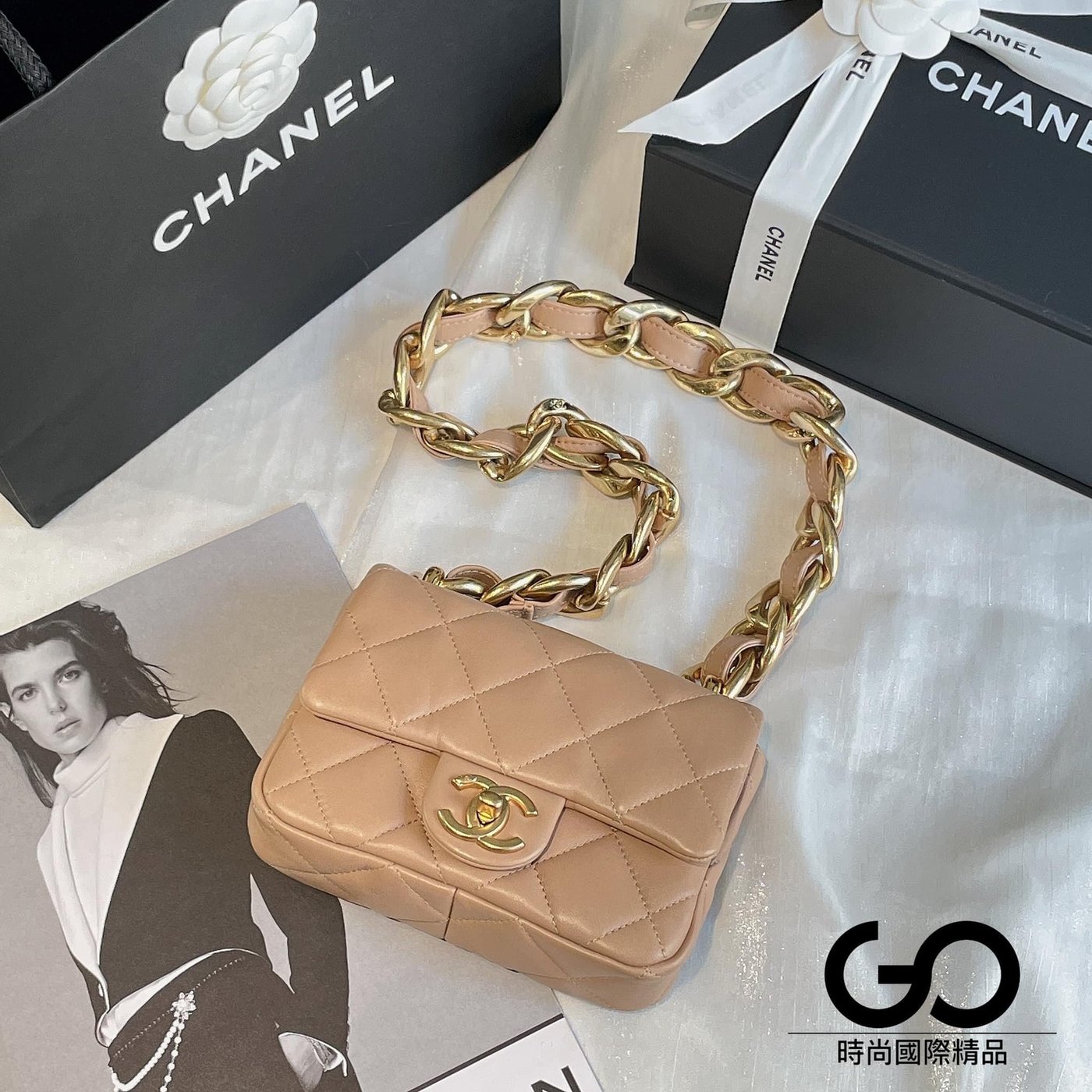 CHANEL #香奈兒迷你口蓋包| Yahoo奇摩拍賣