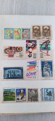 美國奧運郵票1981年 3張合購（中排3張）