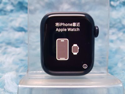 保固至2023/11/11 Apple Watch Series 8 GPS 41mm 黑色 運動型錶帶