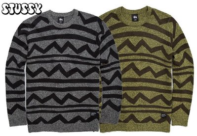 【超搶手】全新正品 最新款 STUSSY TOM TOM SWEATER 民族風 保暖 羊毛針織 毛衣 S M L XL